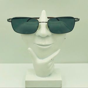 Chesterfield Gunmetal Oval Sunglasses Frames